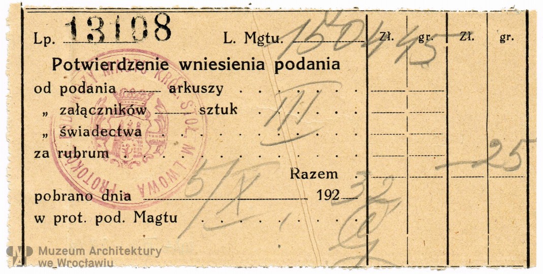 Kuźmiak Józef, Frydecki Andrzej, Dom Józefa Kuźmiaka. Dokument, 1932.10.05