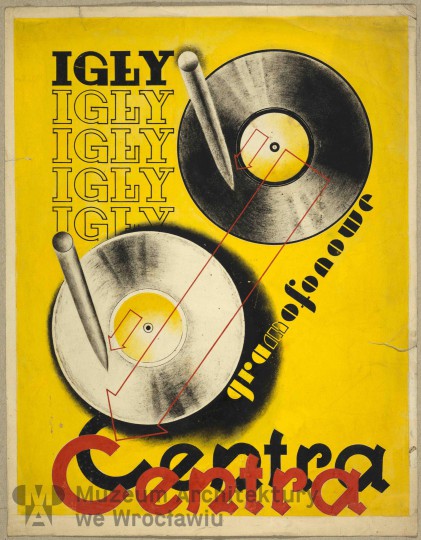 Teodorowicz-Todorowski Tadeusz, Reklama igieł gramofonowych firmy „Centra”, 1934