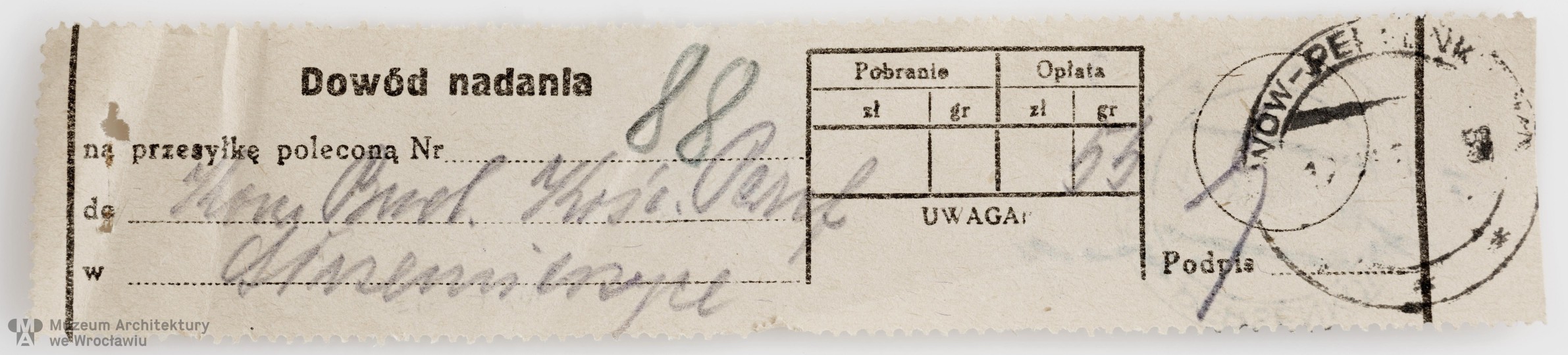 Frydecki Andrzej, Kościół parafialny w Niemcach. Korespondencja, 1936.11.12
