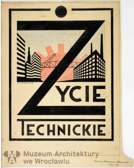 Teodorowicz-Todorowski Tadeusz, Okładka czasopisma “Życie Technickie”, 1927-1928