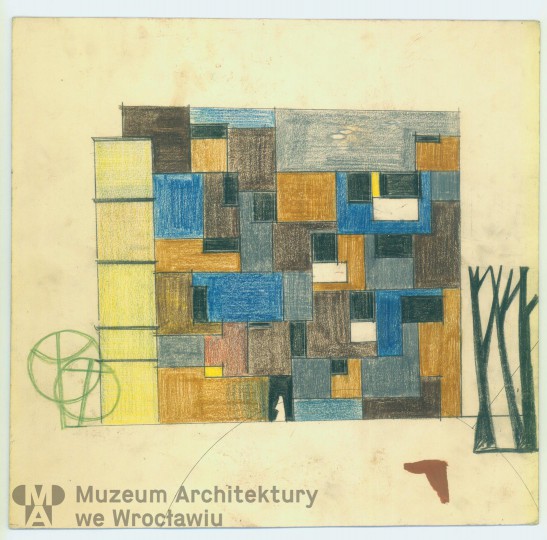 Molicki Witold Jerzy, “Form and Color” series. Facade composition, 