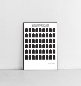 Poster Colosseo Quadrato