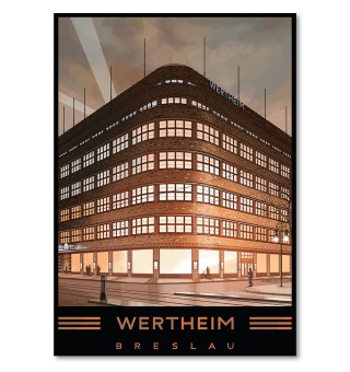 plakat Wertheim Breslau
