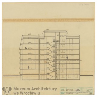 Molicki Witold Jerzy, Lewicki J. (Miastoprojekt-Wrocław), Hotel robotniczy DPBP “Zachód” w Wałbrzychu. Budynki 1 i 2