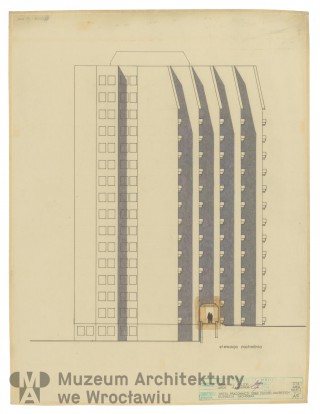 Molicki Witold Jerzy, Adamek A. (Miastoprojekt-Wrocław), Hotel robotniczy DPBP “Zachód” w Wałbrzychu. Budynki 1 i 2