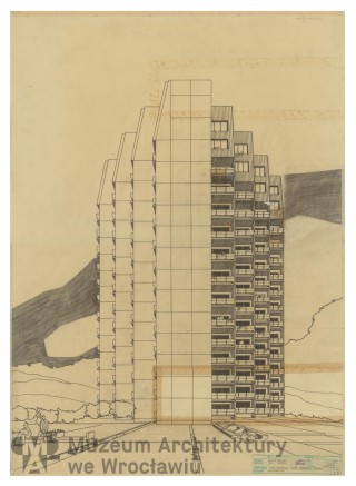 Molicki Witold Jerzy, Lewicki J. (Miastoprojekt-Wrocław), Hotel robotniczy DPBP “Zachód” w Wałbrzychu. Budynki 1 i 2