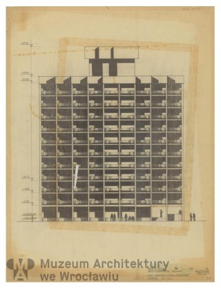 Molicki Witold Jerzy, Nowakowski A. (Miastoprojekt-Wrocław), Hotel pracowniczy Zakładów Radiowych Diora w Dzierżoniowie