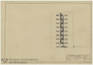 Molicki Witold Jerzy (Miastoprojekt-Wrocław), Budynek wielorodzinny (punktowiec) w Zgorzelcu