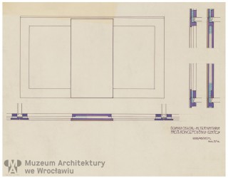 Molicki Witold Jerzy (Miastoprojekt-Wrocław), Wrocławska Wielka Płyta. Ściana osłonowa (wariant)