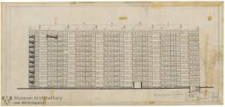 Molicki Witold Jerzy, Słabiak A., Pietkiewicz J. (Miastoprojekt-Wrocław), Osiedle Wrocław-Popowice. Budynek wielorodzinny