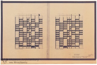 Molicki Witold Jerzy, Mońka M. (Miastoprojekt-Wrocław), Osiedle Wrocław-Zachód. Budynek mieszkalny 16-kondygnacyjny