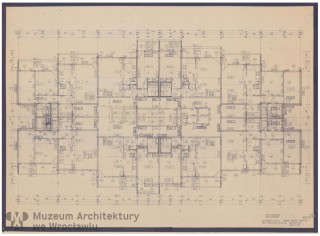 Molicki Witold Jerzy, Mońka M. (Miastoprojekt-Wrocław), Osiedle Wrocław-Zachód. Budynek mieszkalny 16-kondygnacyjny