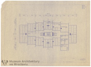 Molicki Witold Jerzy (Miastoprojekt-Wrocław), Osiedle Wrocław-Zachód. Budynek mieszkalny 16-kondygnacyjny