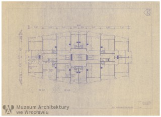 Molicki Witold Jerzy (Miastoprojekt-Wrocław), Osiedle Wrocław-Zachód. Budynek mieszkalny 16-kondygnacyjny