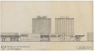 Molicki Witold Jerzy, Sękowski Zbigniew (Miastoprojekt-Wrocław), Osiedle Wrocław-Zachód. Ośrodek handlowo-usługowy