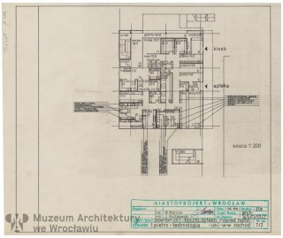 Molicki Witold Jerzy, Kulikowski Jan (Miastoprojekt-Wrocław), Osiedle Wrocław-Zachód. Pawilon usługowy