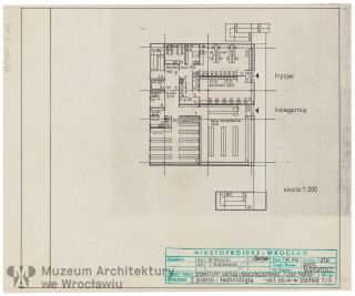 Molicki Witold Jerzy, Kulikowski Jan (Miastoprojekt-Wrocław), Osiedle Wrocław-Zachód. Pawilon usługowy