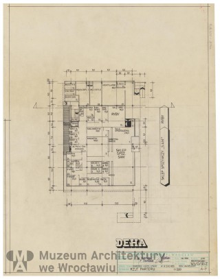 Molicki Witold Jerzy, Szukała Tadeusz (Miastoprojekt-Wrocław), Osiedle Wrocław-Zachód. Dom handlowy