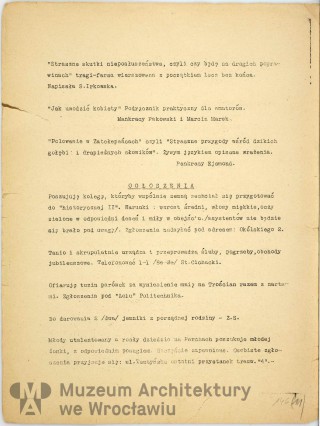 Teodorowicz-Todorowski Tadeusz, Czasopismo studenckie “Bałagan”