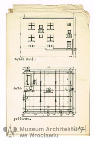 Frydecki Andrzej, Józef Kuźmiak’s house in Lviv. Version I
