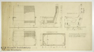 Molicki Witold Jerzy, Hotel Grand we Wrocławiu. Wystrój wnętrz