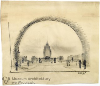 Teodorowicz-Todorowski Tadeusz, Plac Grunwaldzki (Oś Grunwaldzka) we Wrocławiu