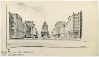 Teodorowicz-Todorowski Tadeusz, Plac Grunwaldzki (Oś Grunwaldzka) we Wrocławiu