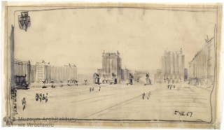 Teodorowicz-Todorowski Tadeusz, Plac Grunwaldzki (Oś Grunwaldzka) we Wrocławiu