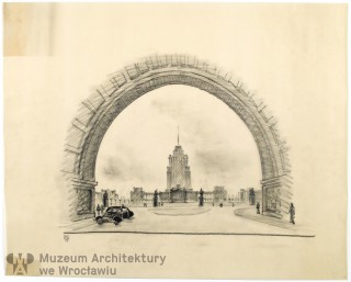 Teodorowicz-Todorowski Tadeusz, Plac Grunwaldzki (Oś Grunwaldzka) we Wrocławiu