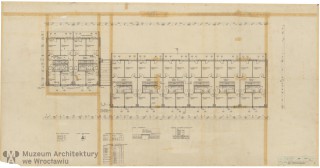 Molicki Witold Jerzy (Miastoprojekt-Wrocław), Maślice Małe in Wroclaw. Complex of terraced houses