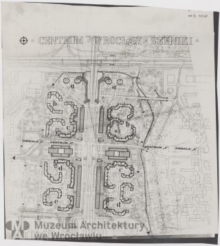 Molicki Witold Jerzy, Kupczyk M., Kujawski W. (Miastoprojekt-Wrocław), Wrocław-Żerniki. Centrum