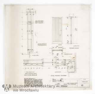Molicki Witold Jerzy, Spławski Ryszard, Kamocki Wacław (Miastoprojekt-Wrocław), Osiedle Spółdzielni Mieszkaniowej “Budowlani” w rejonie ul. Wojszyckiej we Wrocławiu. Dom bliźniaczy mniejszy