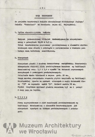 Molicki Witold Jerzy, Karnicki Wacław (Miastoprojekt-Wrocław), Osiedle Spółdzielni Mieszkaniowej “Budowlani” w rejonie ul. Wojszyckiej we Wrocławiu. Dom bliźniaczy