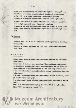 Molicki Witold Jerzy, Karnicki Wacław (Miastoprojekt-Wrocław), Osiedle Spółdzielni Mieszkaniowej “Budowlani” w rejonie ul. Wojszyckiej we Wrocławiu. Dom bliźniaczy