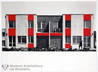 Molicki Witold Jerzy (Miastoprojekt-Wrocław), Osiedle Spółdzielni Mieszkaniowej “Budowlani” w rejonie ul. Wojszyckiej we Wrocławiu. Dom bliźniaczy