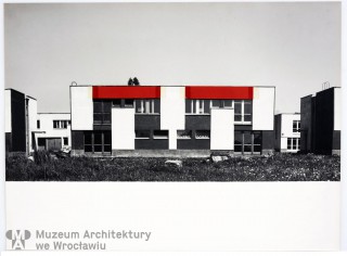 Molicki Witold Jerzy (Miastoprojekt-Wrocław), Osiedle Spółdzielni Mieszkaniowej “Budowlani” w rejonie ul. Wojszyckiej we Wrocławiu. Dom bliźniaczy