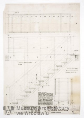 Molicki Witold Jerzy, Spławski Ryszard, Kamocki Wacław (Miastoprojekt-Wrocław), Osiedle Spółdzielni Mieszkaniowej “Budowlani” w rejonie ul. Wojszyckiej we Wrocławiu. Dom bliźniaczy mniejszy