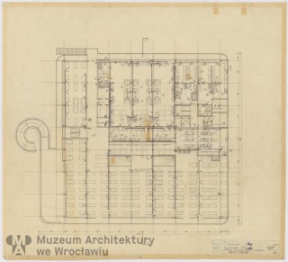Molicki Witold Jerzy, Ciechański T. (Miastoprojekt-Wrocław), Stołówka pracownicza Mera-Elwro we Wrocławiu
