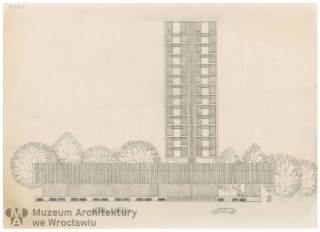 Molicka Maria, Molicki Witold Jerzy, Różycki Stefan (Miejskie Biuro Projektów we Wrocławiu), Orbis Hotel in Wroclaw