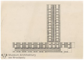 Molicka Maria, Molicki Witold Jerzy, Różycki Stefan (Miejskie Biuro Projektów we Wrocławiu), Orbis Hotel in Wroclaw