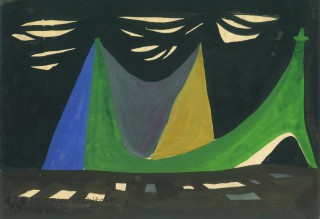 Molicki Witold Jerzy, Cykl “Forma i Kolor”. Kościół, szkic