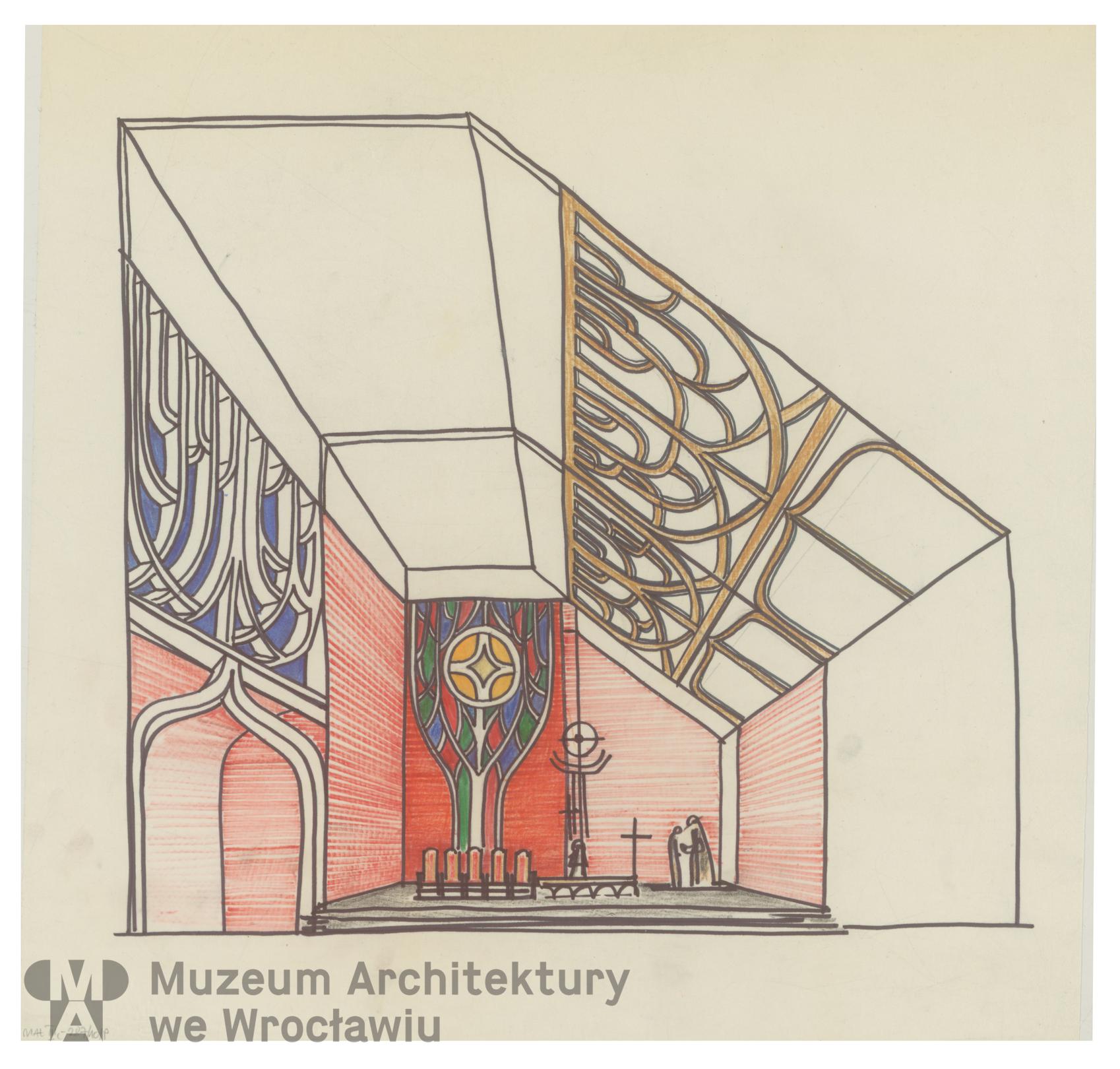 Molicki Witold Jerzy, Kościół św. Jana Bosko w Lubinie. Wystrój wnętrza, lata 80. XX wieku