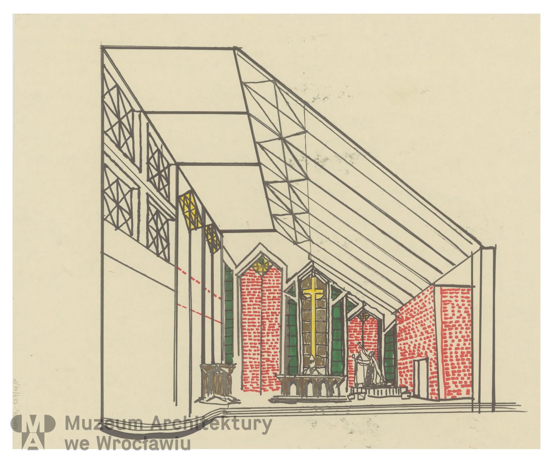 Molicki Witold Jerzy, Kościół św. Jana Bosko w Lubinie. Wystrój wnętrza, lata 80. XX wieku