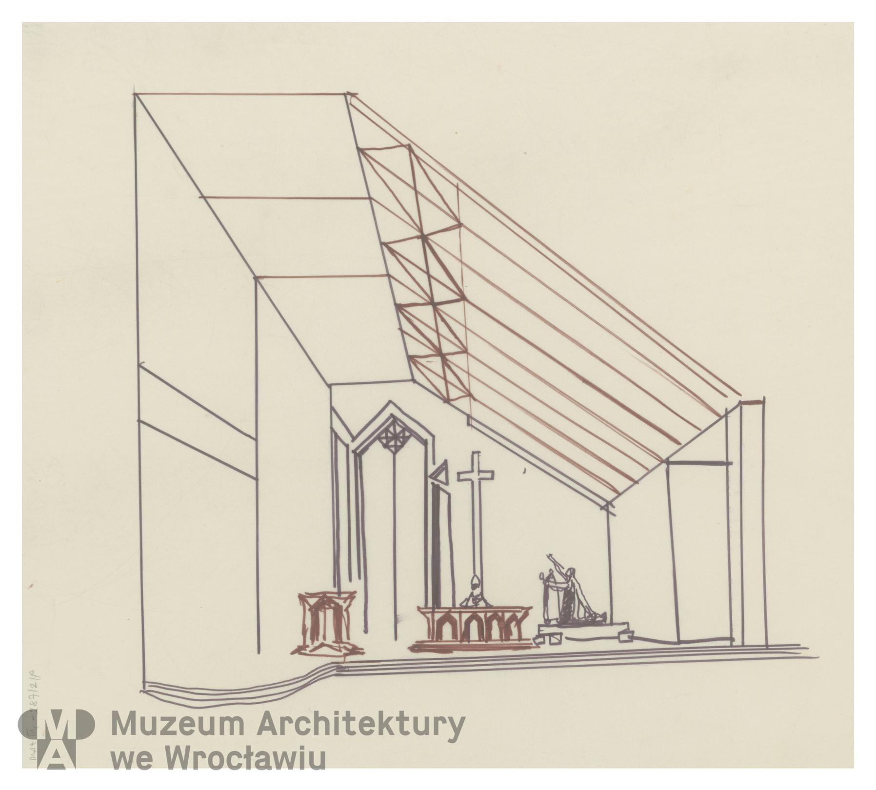 Molicki Witold Jerzy, Kościół św. Jana Bosko w Lubinie. Wystrój wnętrza, lata 80. XX wieku