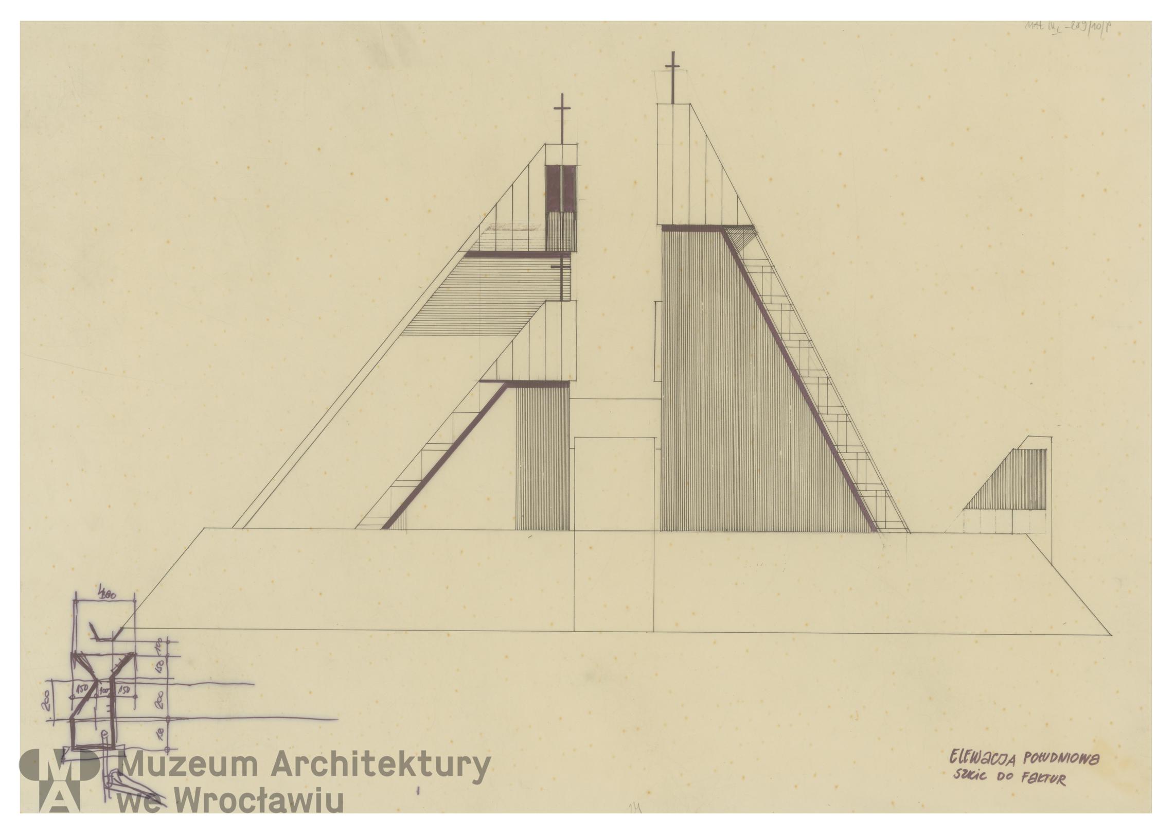Molicki Witold Jerzy, Spławski Ryszard, Kościół Chrystusa Króla przy ul. Zachodniej we Wrocławiu, ok. 1979-1981