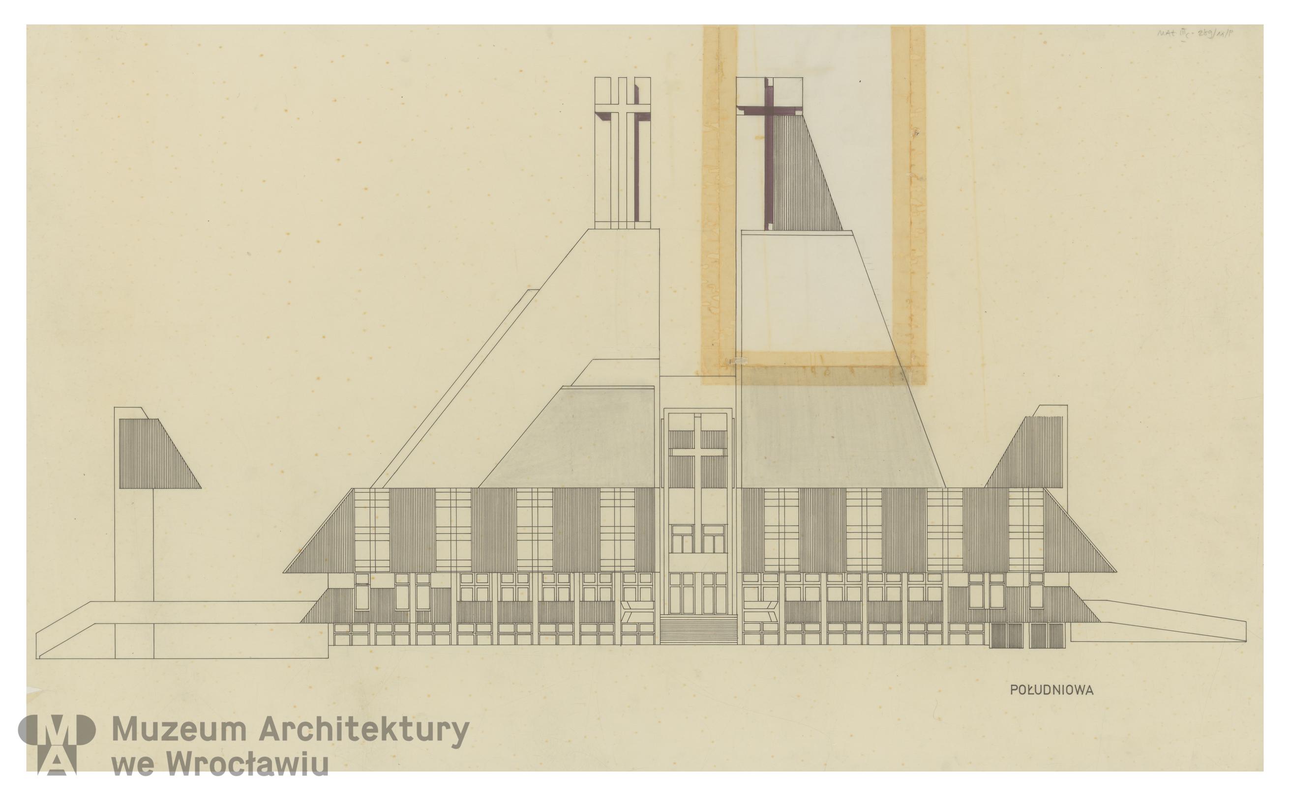 Molicki Witold Jerzy, Spławski Ryszard, Kościół Chrystusa Króla przy ul. Zachodniej we Wrocławiu, ok. 1979-1981