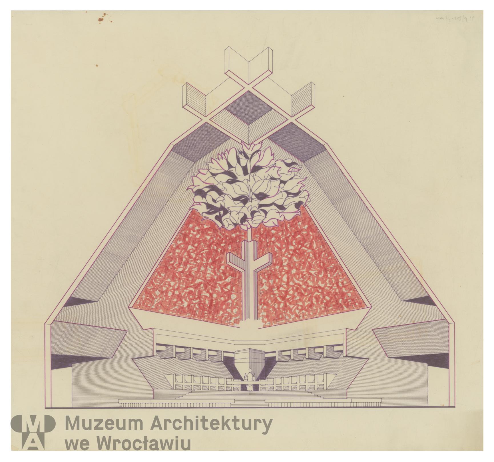 Molicki Witold Jerzy, Kościół Chrystusa Króla przy ul. Zachodniej we Wrocławiu, ok. 1979-1981