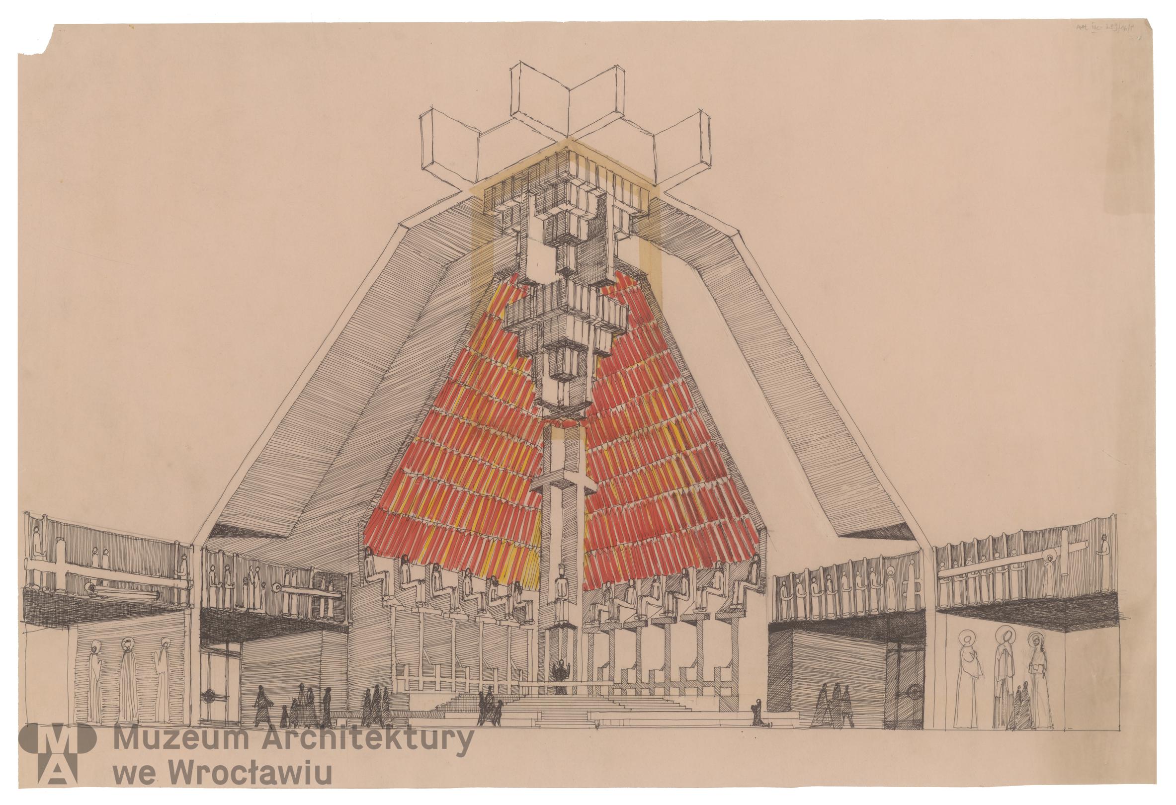 Molicki Witold Jerzy, Kościół Chrystusa Króla przy ul. Zachodniej we Wrocławiu, ok. 1979-1981