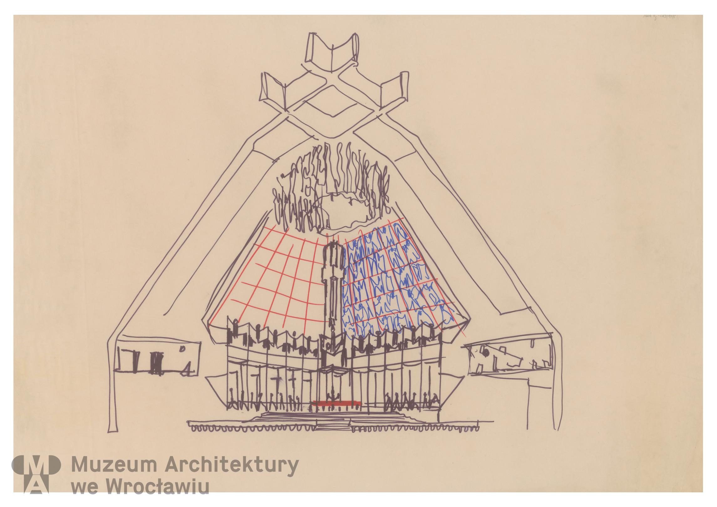 Molicki Witold Jerzy, Kościół Chrystusa Króla przy ul. Zachodniej we Wrocławiu, ok. 1979-1981