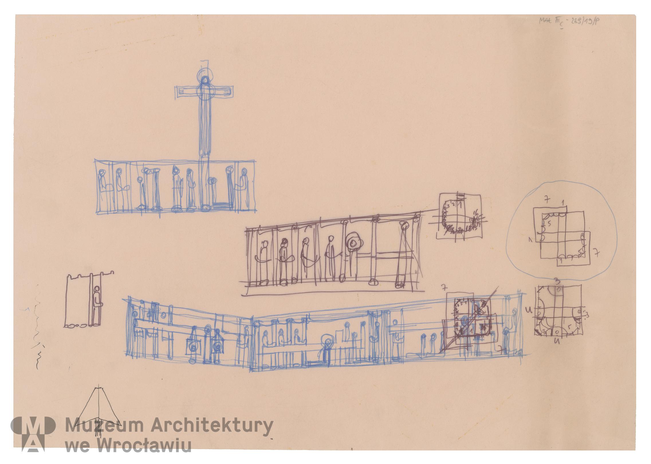 Molicki Witold Jerzy, Kościół Chrystusa Króla przy ul. Zachodniej we Wrocławiu, ok. 1979-1981